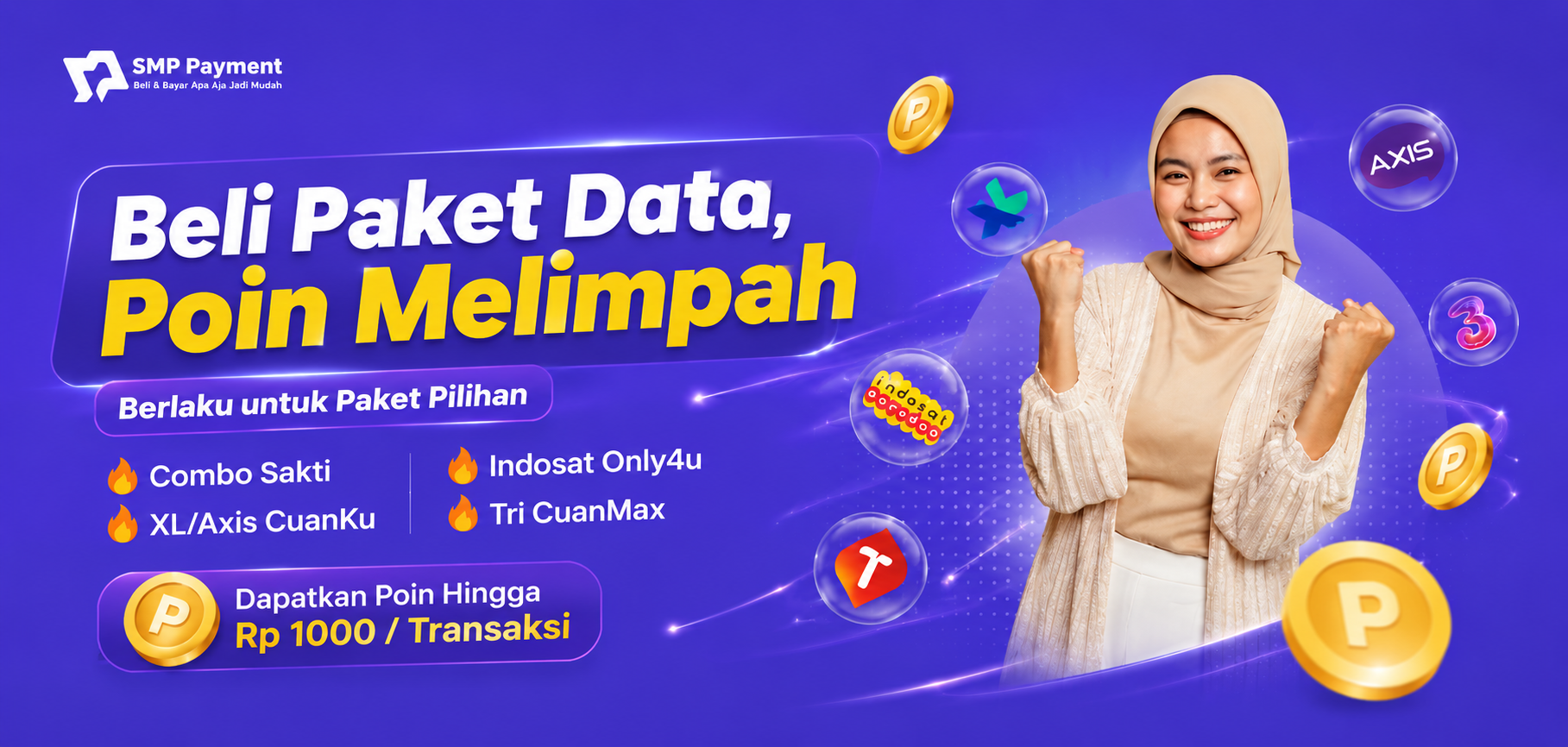 Beli Paket Data Poin Melimpah